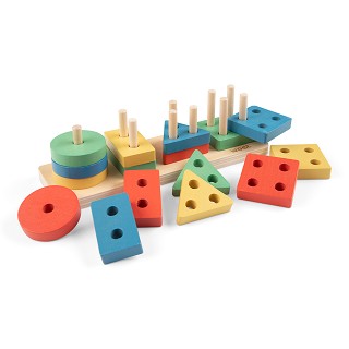 Geometric stacking puzzle
